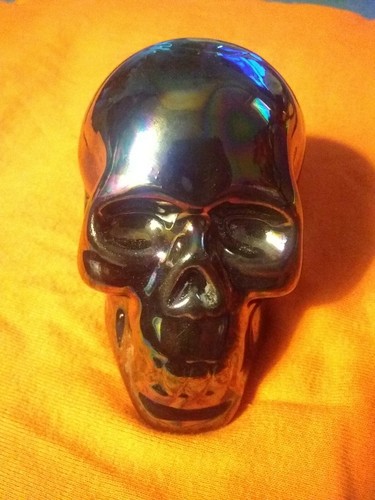 Skull black pearl finished - black,