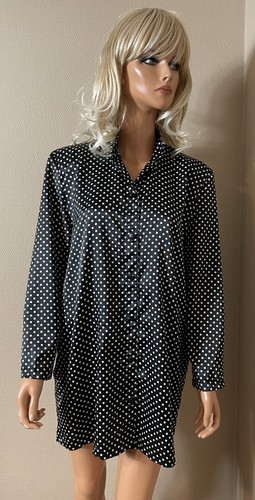 Tunique chemise noire - , à