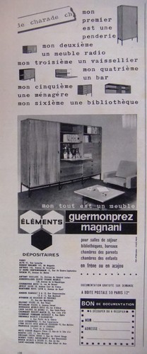 Publicité 1960 guermonprez - publicitÉ,