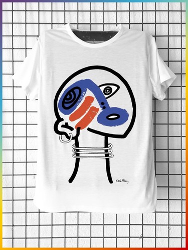 Tee shirt haring keith - haring, the
