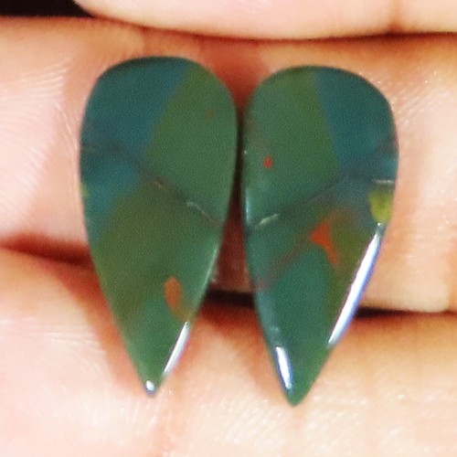 Paire cabochon poire - paire,