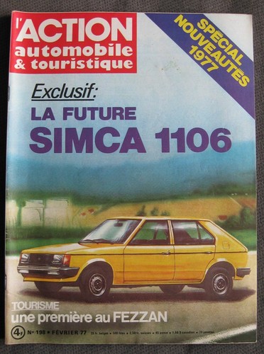Action automobile 198 - l'action,