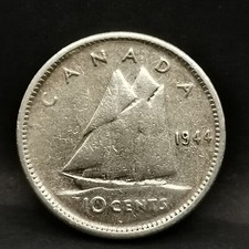 10 CENTS 1944 ARGENT 800‰
