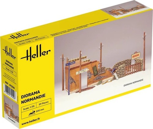 Heller diorama normandie à - diorama,