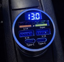 Chargeur Allume Cigare USB C 6