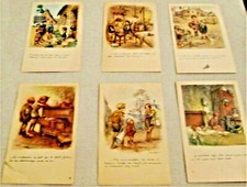 Cpa 6 cartes postales - cpa,