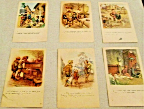 Cpa 6 cartes postales - cartes,