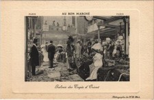 CPA PARIS AU BON MARHCE