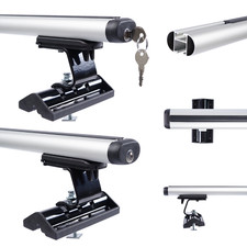 Barres de Toit pour Peugeot 807  02-10 130cm Aluminium 75kg AMOS