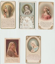 LOT 14 IMAGES PIEUSES ANCIENNES  "LA SAINTE VIERGE"