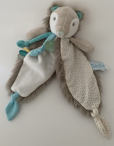 6702 doudou plat ours - plat, gris