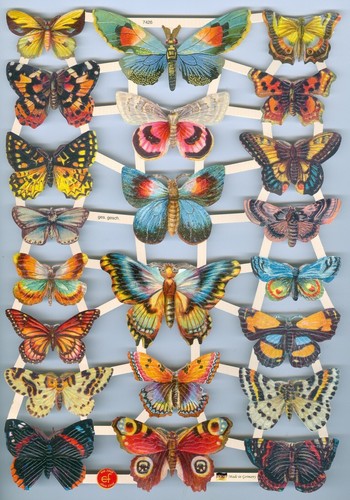 Victorian style die cut paper - victorian,