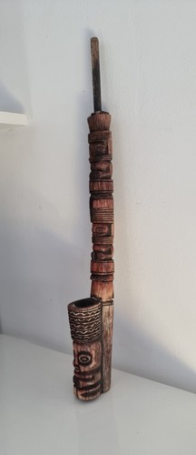 Carved african pipe - , .