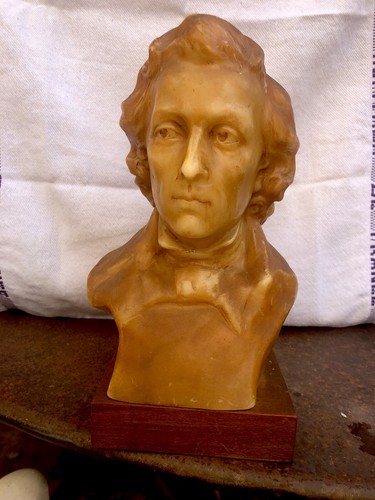 Buste cire frederic chopin - buste,