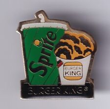 RARE PINS PIN'S .. COCA COLA COKE RESTAURANT BURGER KING FRANCE SPRITE 7 ~25