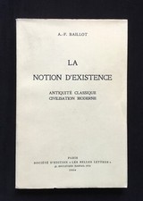 A. F. Baillot - LA NOTION