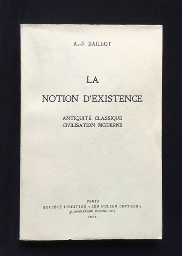 Baillot la notion - a.,
