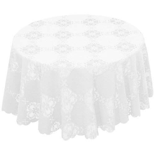 Nappe dentelle ronde pvc - dentelle,