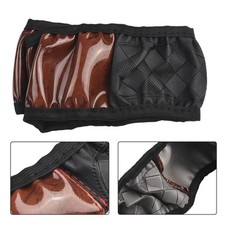 Housse de volant de voiture classique à grain bois isolants des températures e