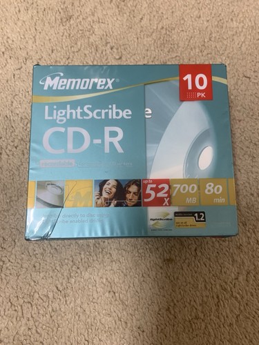 Memorex lightscribe 52x - memorex,