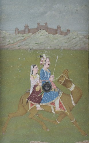 Ancienne miniature indes inde - miniature,