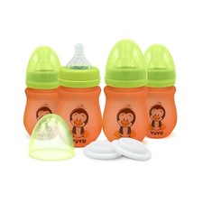 Glass Baby Bottle set, Wide