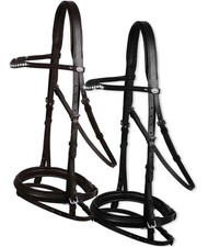 Bridon de cheval en cuir avec