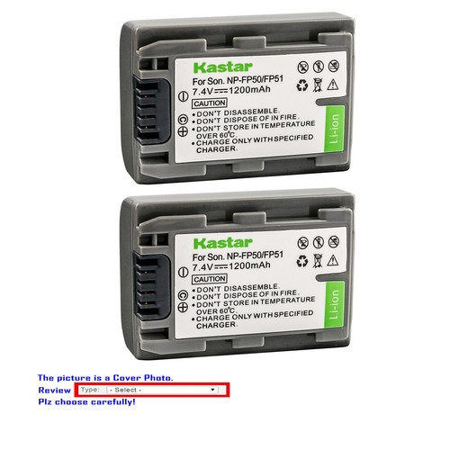 Kastar battery fp51 for - kastar, sony