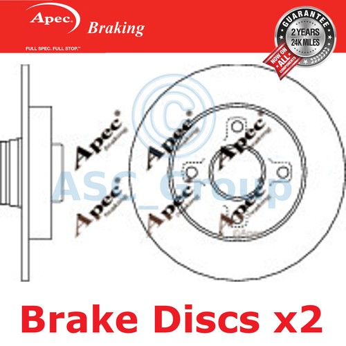 Apec braking 249mm uni oe - 2x,