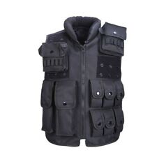 Gilet Tactique Militaire Ajustable Armée Combat CS Airsoft Paintball Protection