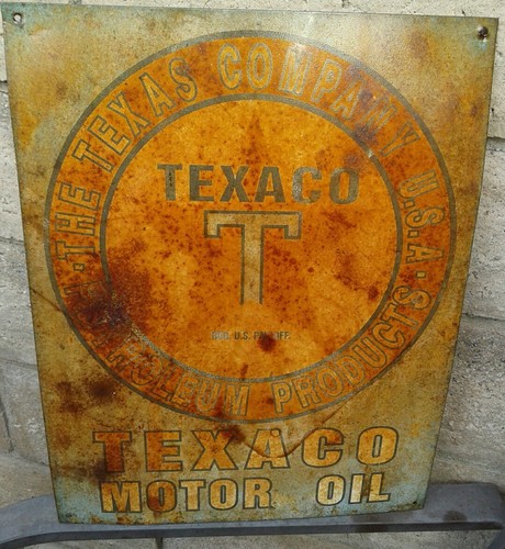 Texaco motor oil - oil, replica