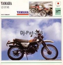 Fiche Moto : YAMAHA DT 125 MX