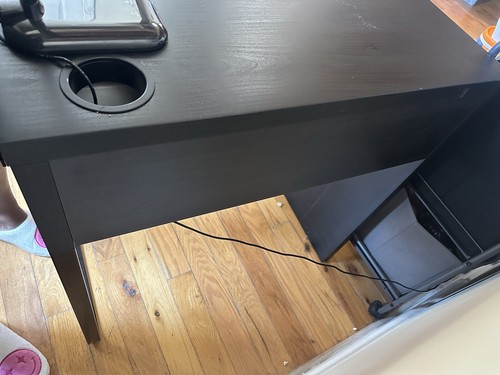 Ikea micke desk black brown - desk,