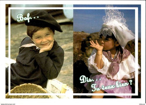 Carte postale folklore - postale,