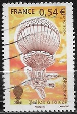 FRANCE oblitéré 2006 Les Machines Volantes Ballon à rames Y&T N° 3983
