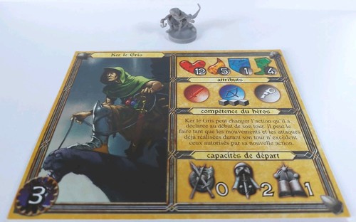 Figurine ker gris descent - gris,