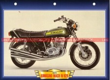 KAWASAKI 750 Mach IV 4 H2B H2 1974 : Fiche Moto #000665