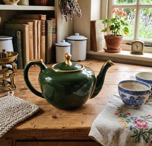 Théière vintage mehun - théière,