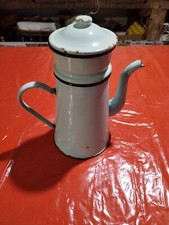 Cafetiere Emaillee Vert Pale