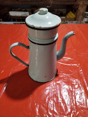 Cafetiere emaillee vert - emaillee,