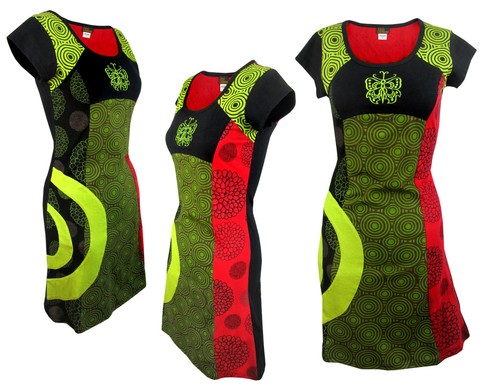 Robe coton fait main - robe,