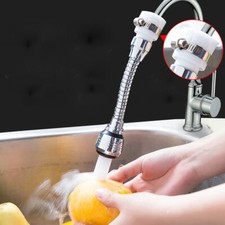 Rallonge de robinet 360° flexible pour évier de cuisine Tête d'arrosage flexible