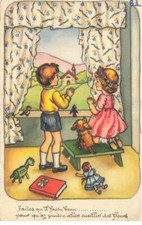 JOUETS AG#MK537 DEUX ENFANTS