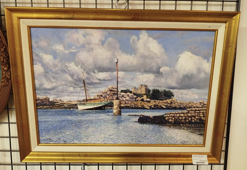 Tableau huile sur toile - tableau,