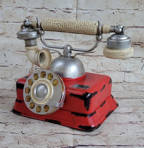Téléphone rotatif rétro - téléphone,