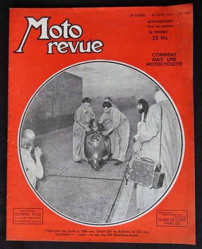 Moto revue 1951 1047 - revue, n°1047
