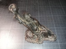 Japanese okimono meiji bronze - okimono,