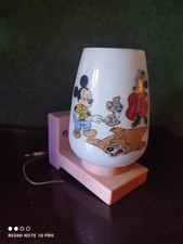 Applique Lampe MICKEY MOUSE MINNIE Vintage  WALT DISNEY 1960/1970