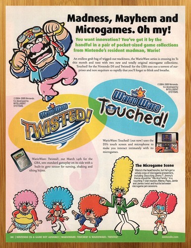 2005 warioware touched twisted - 2005,