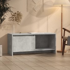 Meuble TV Armoire de Télévision Salon Gris Béton Bois d'Ingénierie vidaXL